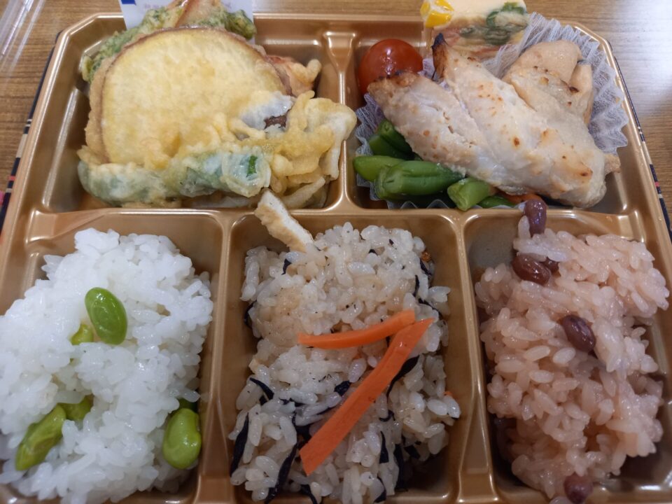 お弁当・お米が美味しい